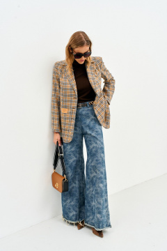 Жакет Mars design 1069 клетка_горчичная - фото 4