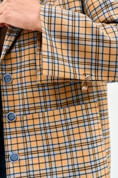 Жакет Mars design 1069 клетка_горчичная - фото 2
