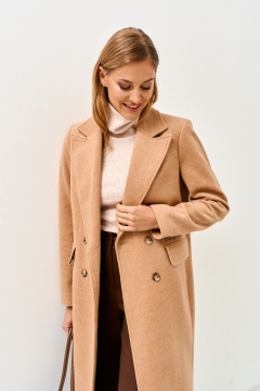 Пальто Mars design 1077 бежевый - фото 4
