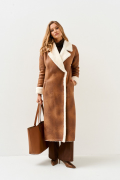 Пальто Mars design 1079 рыжий - фото 4