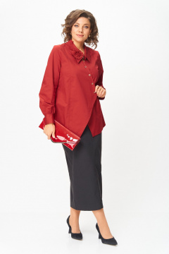 Блуза Michel chic 789 марсала - фото 2