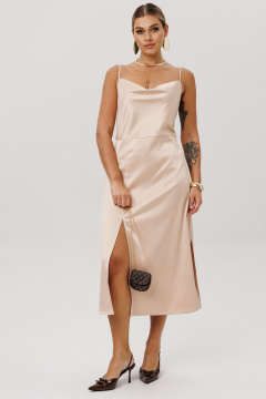 Платье Anelli 1586 сливочный_латте - фото 1