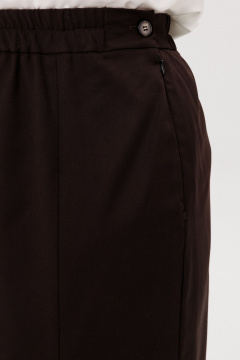 Юбка OVERYOU М227/1 шоколадный - фото 4