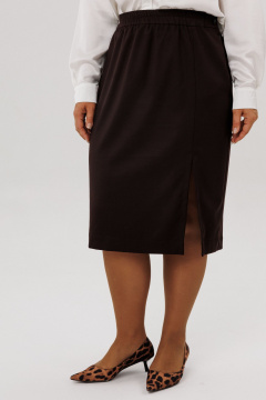 Юбка OVERYOU М227/1 шоколадный - фото 1