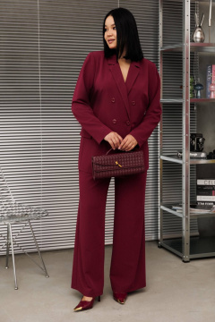 Брюки, жакет Anastasia 1095.2 бордо - фото 2