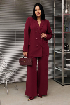 Брюки, жакет Anastasia 1095.2 бордо - фото 1