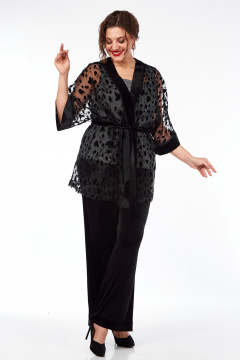 Брюки, накидка, топ Jurimex 3414 черный - фото 1