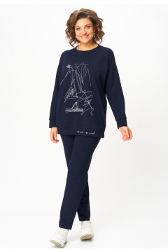 Брюки, джемпер STEFANY 2061-2 глубокий_синий - фото 3