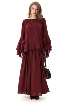 Блуза NikVa 1000-4 винный - фото 3