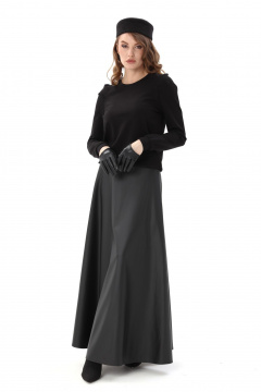 Джемпер, юбка NikVa 557-8 чёрный - фото 4