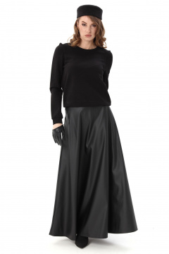 Джемпер, юбка NikVa 557-8 чёрный - фото 3