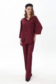 Брюки NikVa 705-18 винный - фото 3