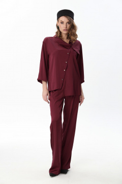 Брюки NikVa 705-18 винный - фото 1