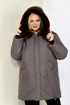 Куртка Shetti 2205 серо-лиловый - фото 4