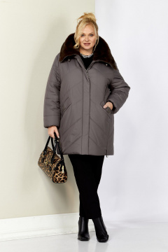 Куртка Shetti 2205 серо-лиловый - фото 2