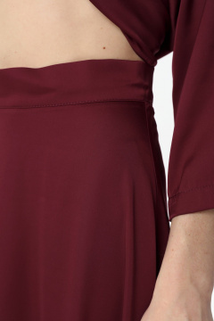 Юбка NikVa 813-20 винный - фото 5