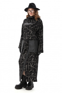 Джемпер, юбка NikVa 905-3 черная геометрия - фото 4