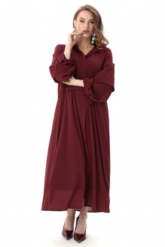 Платье NikVa 943-4 винный - фото 5