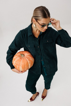 Рубашка Anelli 1746 зеленый_корд - фото 3