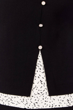 Платье Линия Л Б-2038 черный - фото 3