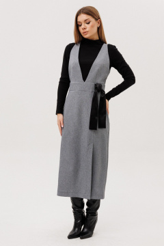 Сарафан Amberа Style 1132-1 серый - фото 4