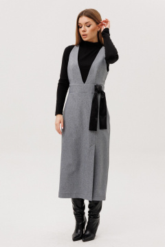 Сарафан Amberа Style 1132-1 серый - фото 3