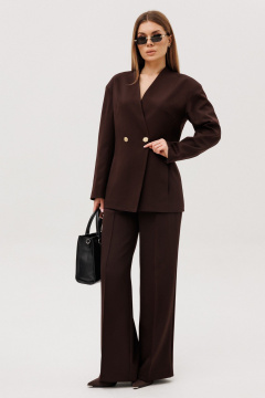 Брюки, жакет Amberа Style 2132-1 шоколад - фото 5