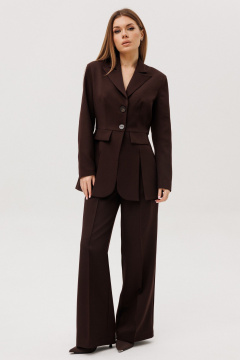 Брюки, жакет Amberа Style 2140 шоколад - фото 1