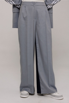 Брюки Butеr 3208 серо-синий - фото 1