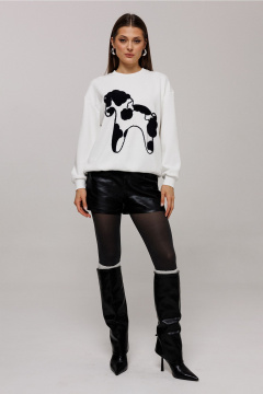 Джемпер Butеr 3212 молочный - фото 3