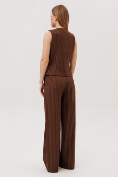 Брюки, жакет, жилет Amberа Style 3018-1 шоколад - фото 5