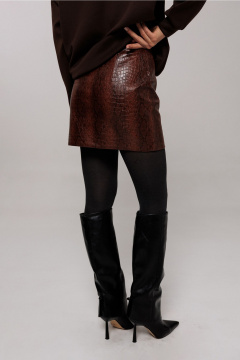 Юбка Butеr 3216 коричневый - фото 4