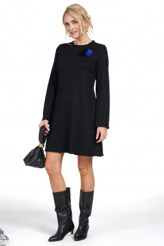 Платье Alani Collection 2471 черный - фото 2