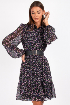 Платье VIZAVI 819 цветы - фото 3