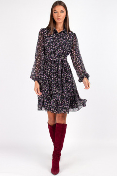 Платье VIZAVI 819 цветы - фото 1