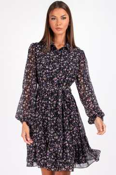 Платье VIZAVI 819 цветы - фото 2