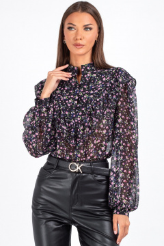 Блуза VIZAVI 815 цветы - фото 2