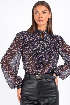 Блуза VIZAVI 815 цветы - фото 1