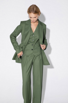 Брюки, жакет PiRS 5030 зеленый - фото 4