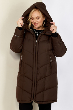 Пальто Shetti 2204 шоколад - фото 5