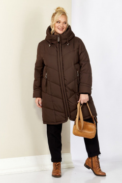 Пальто Shetti 2204 шоколад - фото 3