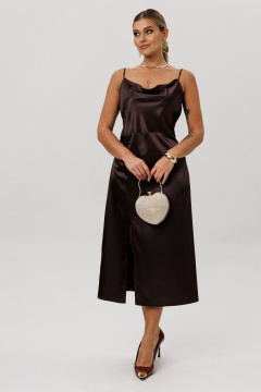 Платье Anelli 1586 ореховый_мокко - фото 4