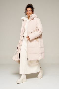 Пальто Beautiful&Free 8019 песочный - фото 2