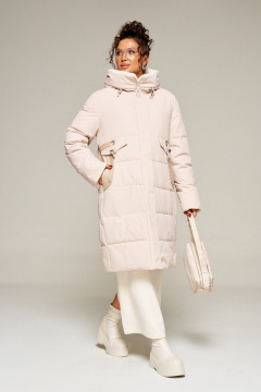 Пальто Beautiful&Free 8019 песочный - фото 1