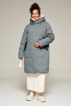 Пальто Beautiful&Free 8019 полынь - фото 2