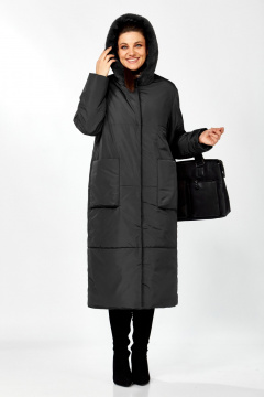 Пальто Lady Secret 8296 черный - фото 3