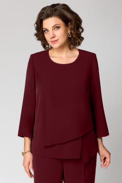 Брюки, туника Мишель стиль 1342 винный - фото 3