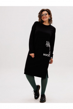 Платье Anelli 1427.1 сны_зебры - фото 1