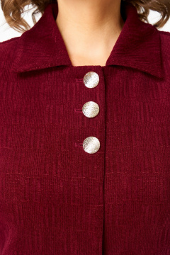 Жакет, юбка Aira Style 24115А винный - фото 4