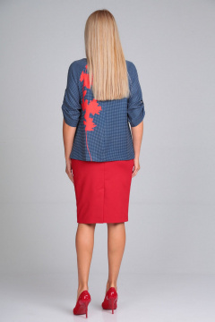 Блуза Gamma Gracia 203 синий - фото 5